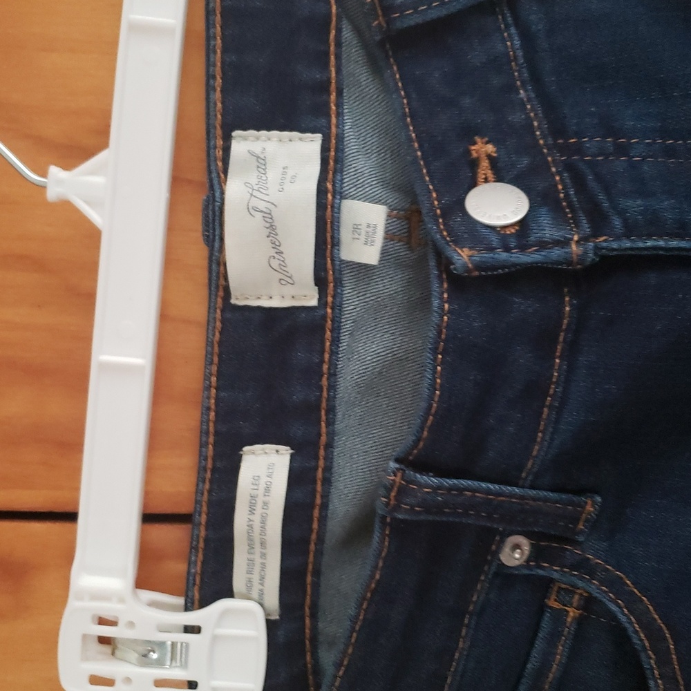 Universal Thread Dark Blue Flare Jeans - Picture 2 of 6